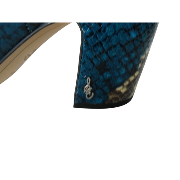 Sam Edelman HAI Snake Skin Boots Size‎ 8.5 Multi-Color Print G0568L2401 - Picture 4 of 9